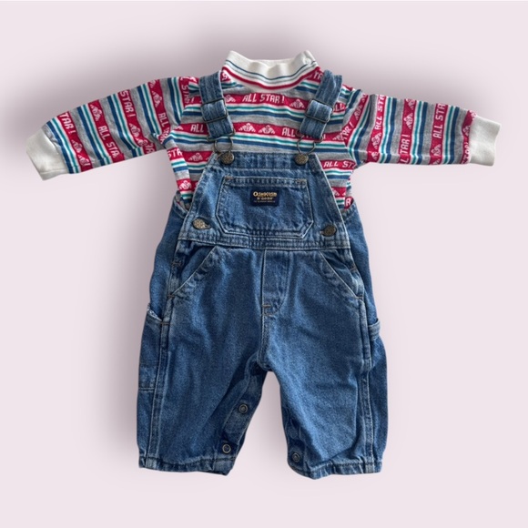 OshKosh B'gosh Other - Vintage Osh Kosh Overalls and Turtlneck